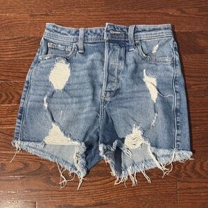 Hollister Distressed Denim Shorts